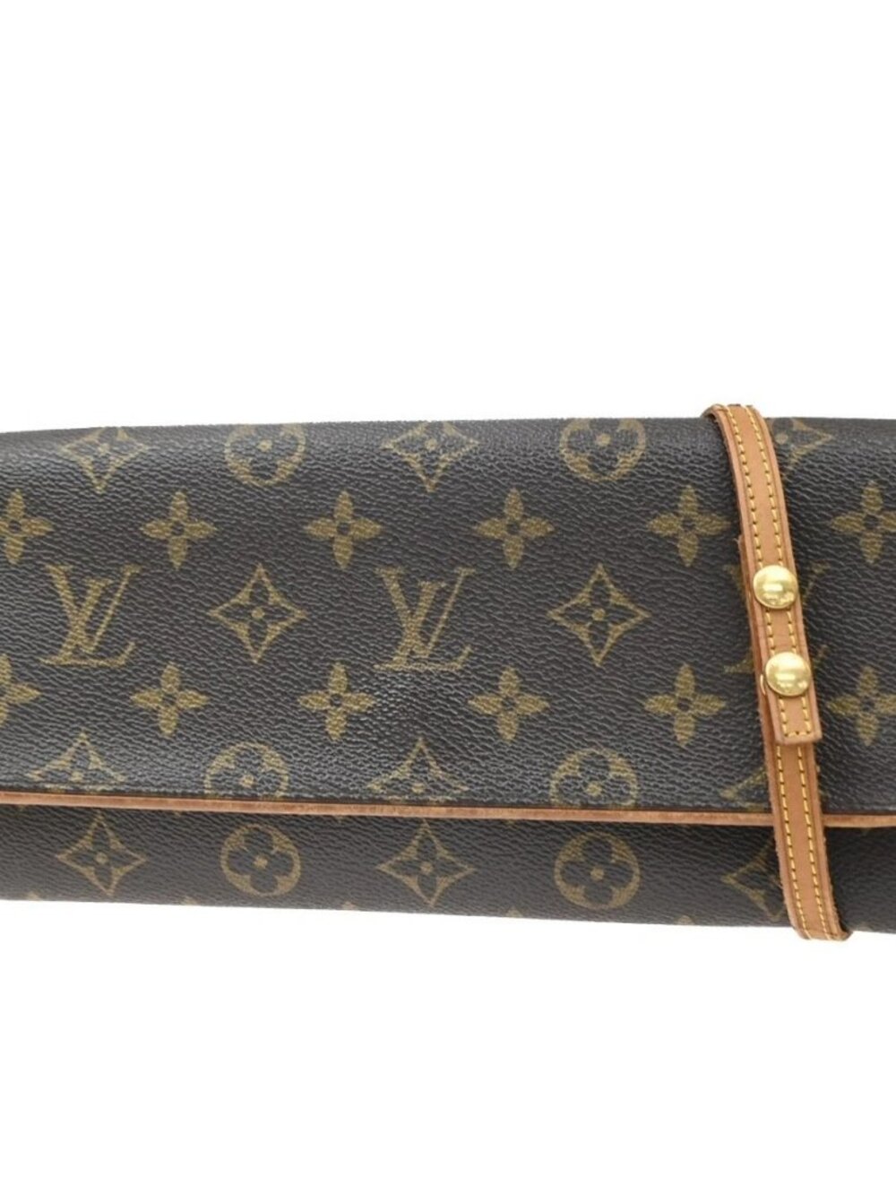 LOUIS VUITTON Pochette Twin GM 2Way Shoulder Bag Monogram Brown M51852 82KD370